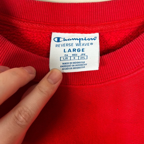 Vintage Champion Reverse Weave Cotton Crewneck Sweatshirt - Picture 5 of 7